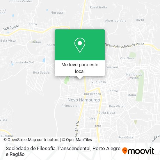 Sociedade de Filosofia Transcendental mapa