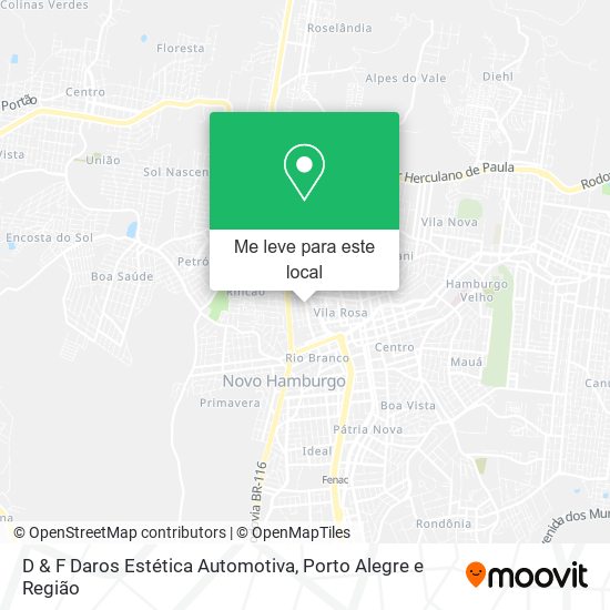 D & F Daros Estética Automotiva mapa