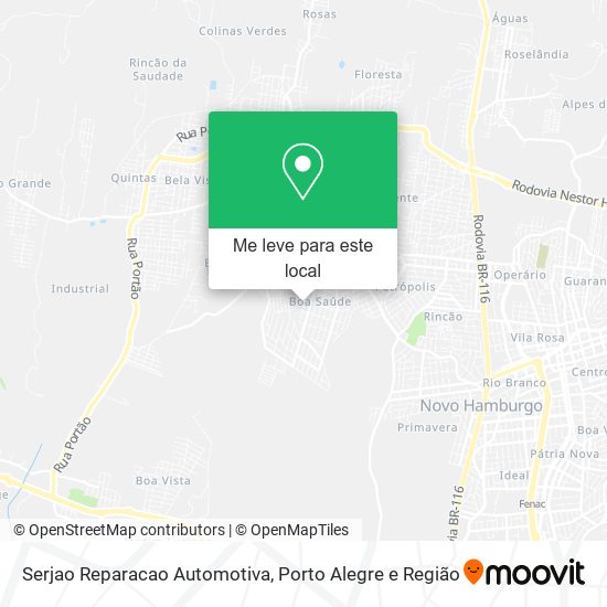 Serjao Reparacao Automotiva mapa