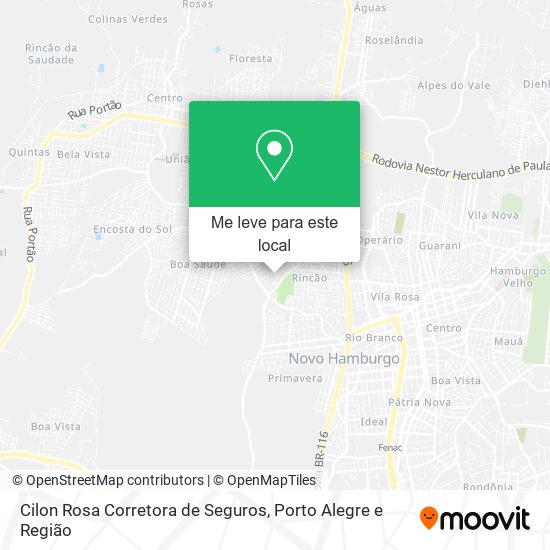 Cilon Rosa Corretora de Seguros mapa