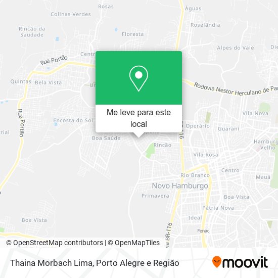 Thaina Morbach Lima mapa