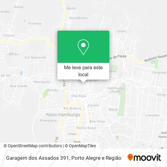 Garagem dos Assados 391 mapa