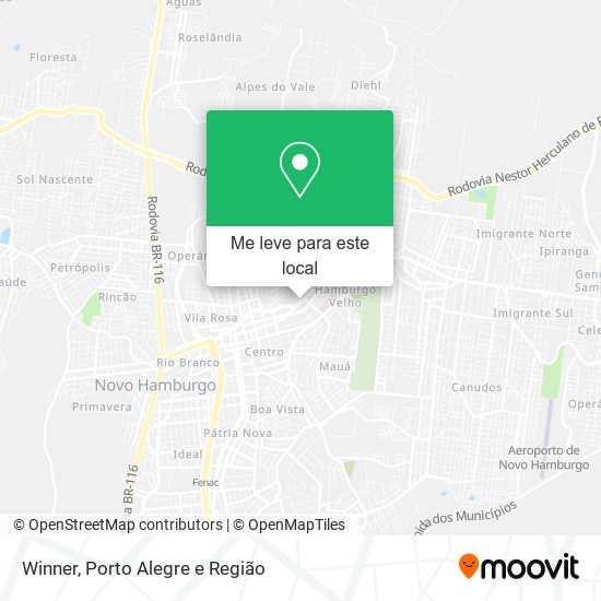 Winner mapa