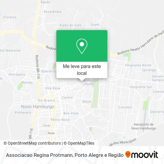 Associacao Regina Protmann mapa
