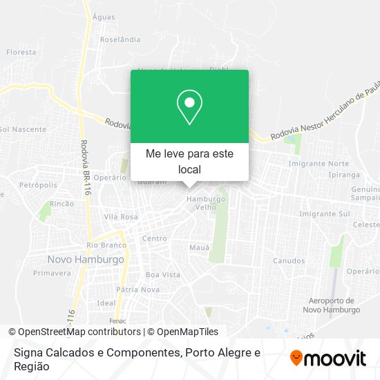 Signa Calcados e Componentes mapa