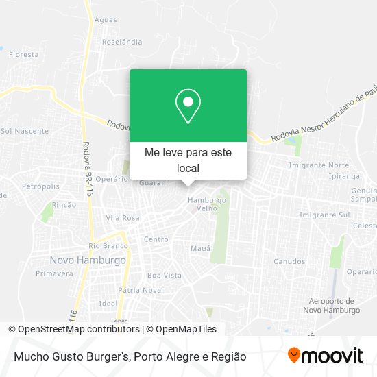 Mucho Gusto Burger's mapa