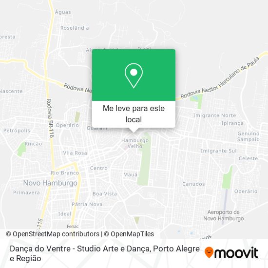 Dança do Ventre - Studio Arte e Dança mapa