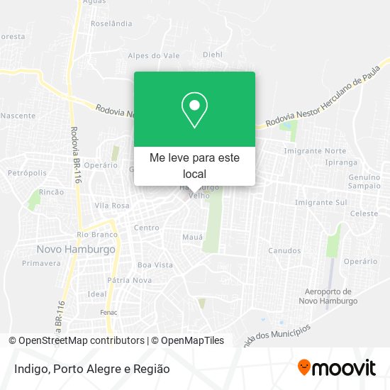 Indigo mapa