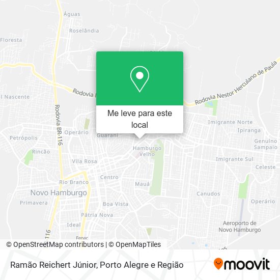 Ramão Reichert Júnior mapa