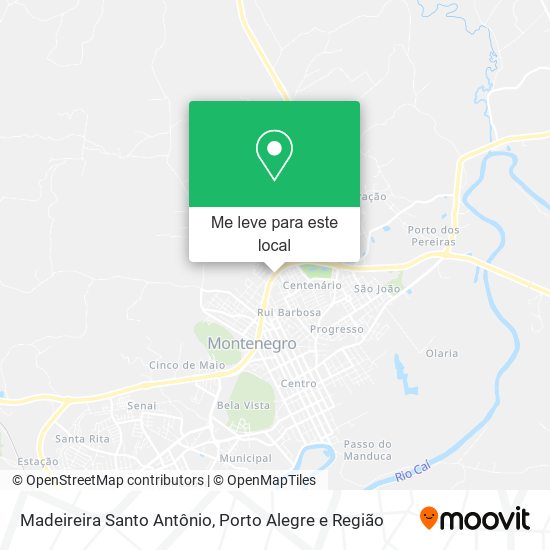 Madeireira Santo Antônio mapa