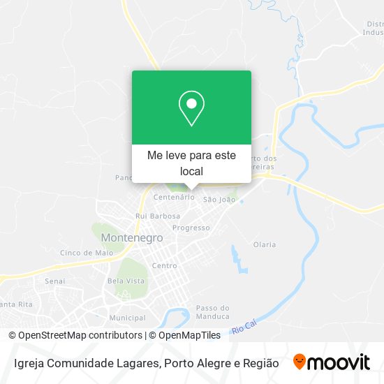 Igreja Comunidade Lagares mapa