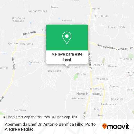 Apemem da Enef Dr. Antonio Bemfica Filho mapa