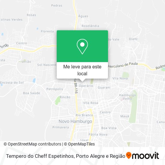 Tempero do Cheff Espetinhos mapa