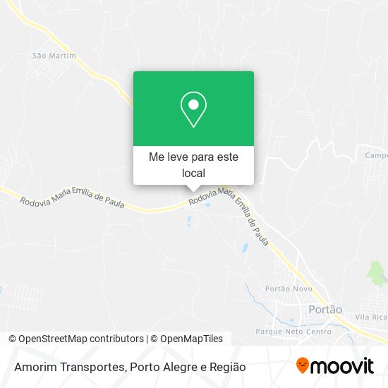 Amorim Transportes mapa