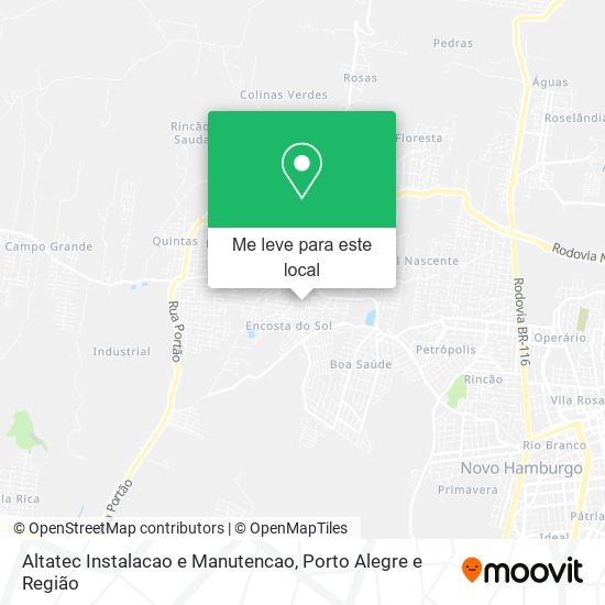 Altatec Instalacao e Manutencao mapa