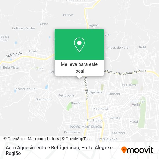 Asm Aquecimento e Refrigeracao mapa