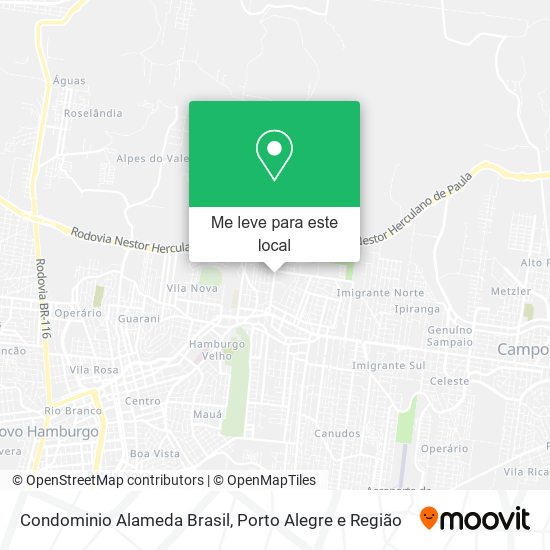 Condominio Alameda Brasil mapa
