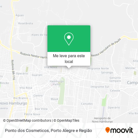 Ponto dos Cosmeticos mapa