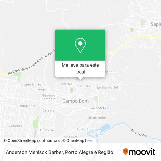 Anderson Menisck Barber mapa