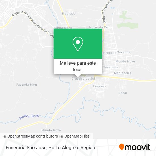 Funeraria São Jose mapa