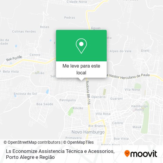 Ls Economize Assistencia Técnica e Acessorios mapa