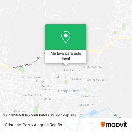 Cristiane mapa