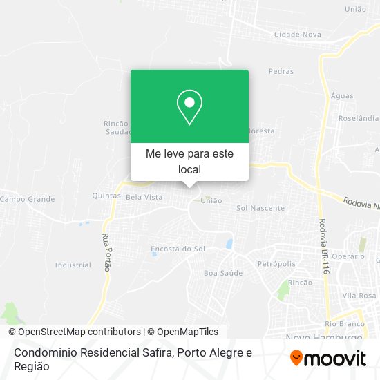 Condominio Residencial Safira mapa