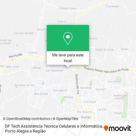 DF Tech Assistência Técnica Celulares e Informática mapa