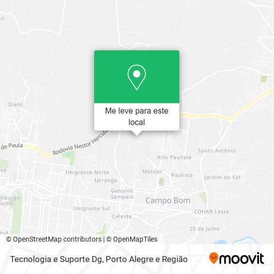 Tecnologia e Suporte Dg mapa