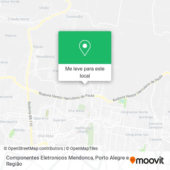 Componentes Eletronicos Mendonca mapa