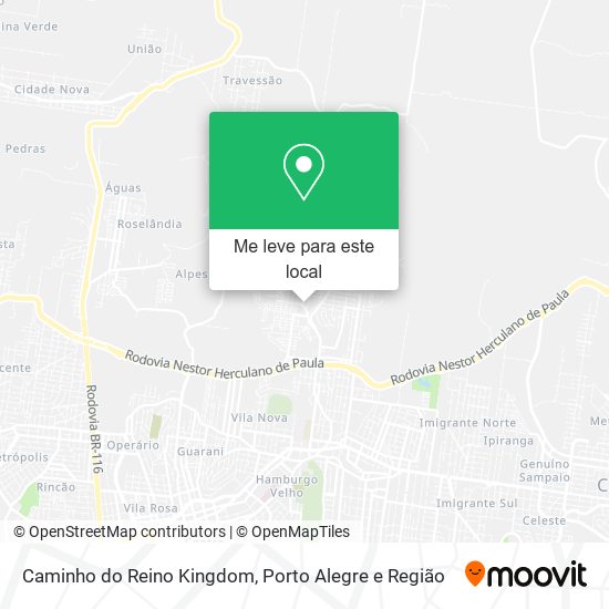 Caminho do Reino Kingdom mapa