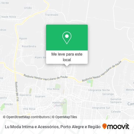 Lu Moda Intima e Acessórios mapa