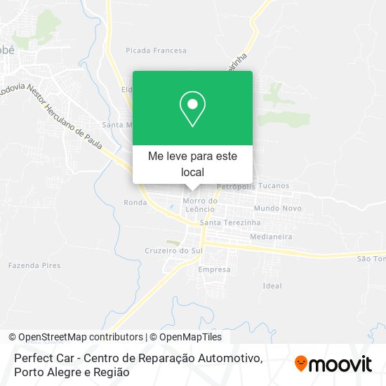 Perfect Car - Centro de Reparação Automotivo mapa