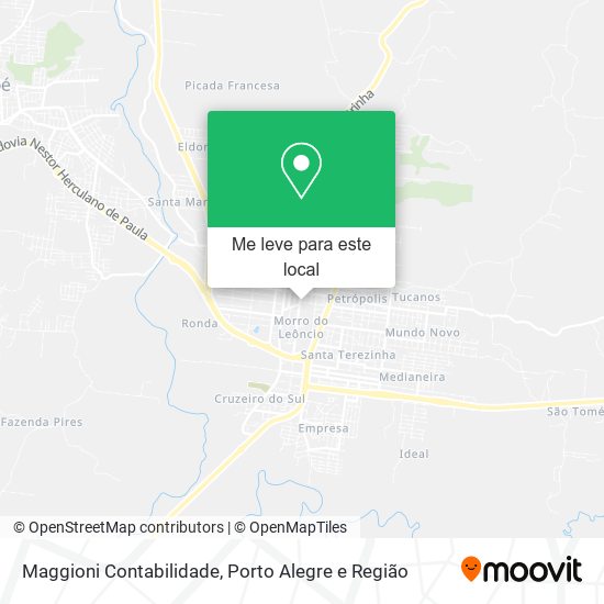 Maggioni Contabilidade mapa