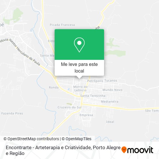 Encontrarte - Arteterapia e Criatividade mapa