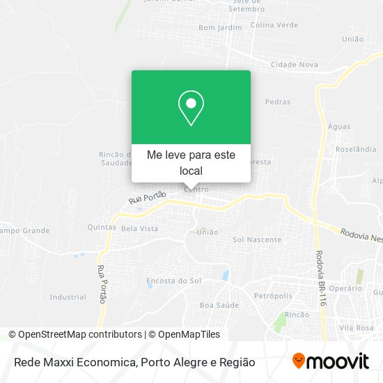 Rede Maxxi Economica mapa