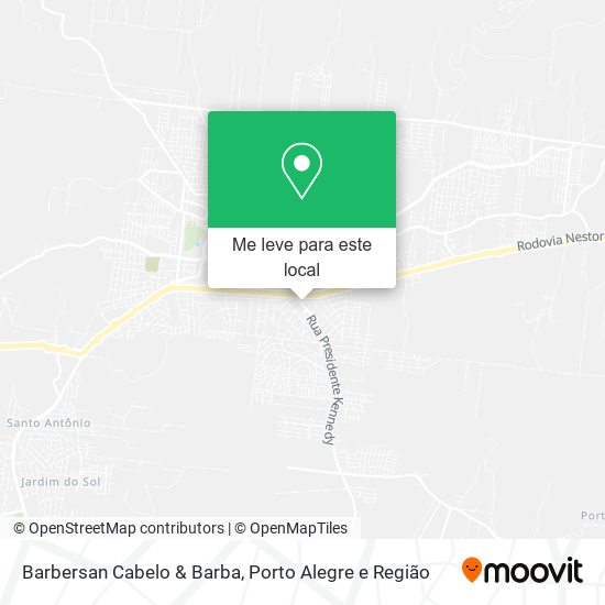 Barbersan Cabelo & Barba mapa