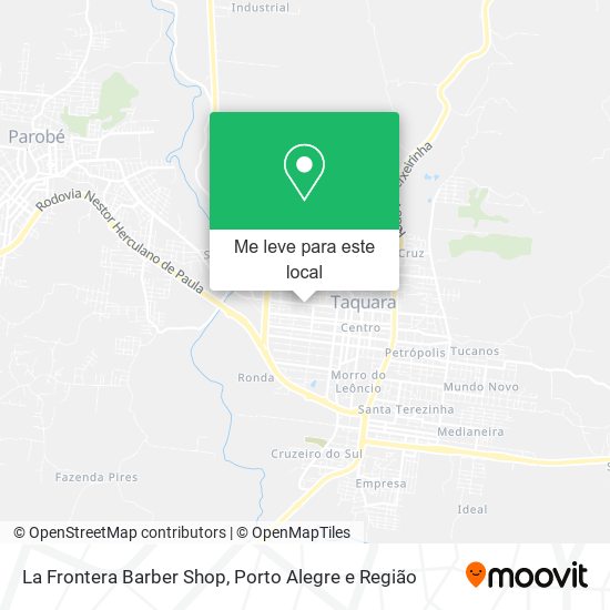 La Frontera Barber Shop mapa