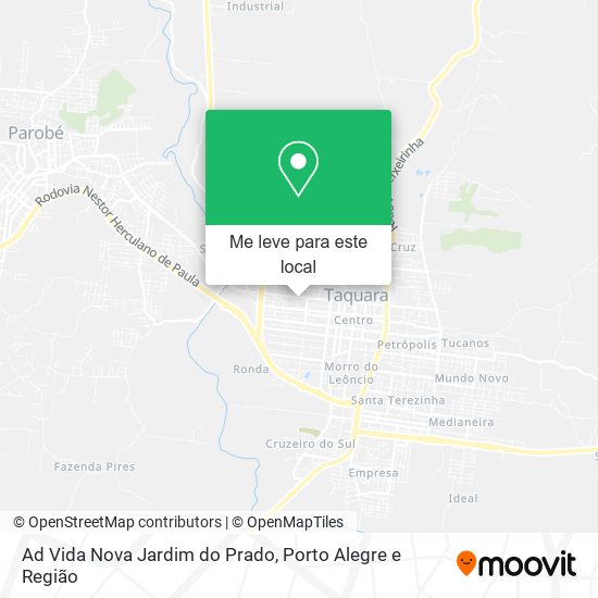 Ad Vida Nova Jardim do Prado mapa