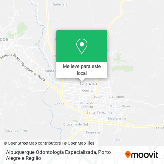 Albuquerque Odontologia Especializada mapa