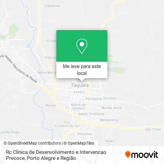 Rc Clinica de Desenvolvimento e Intervencao Precoce mapa