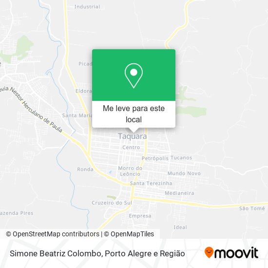 Simone Beatriz Colombo mapa