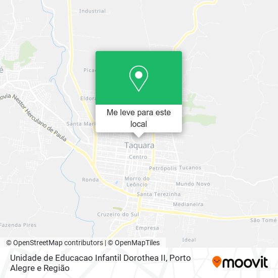 Unidade de Educacao Infantil Dorothea II mapa