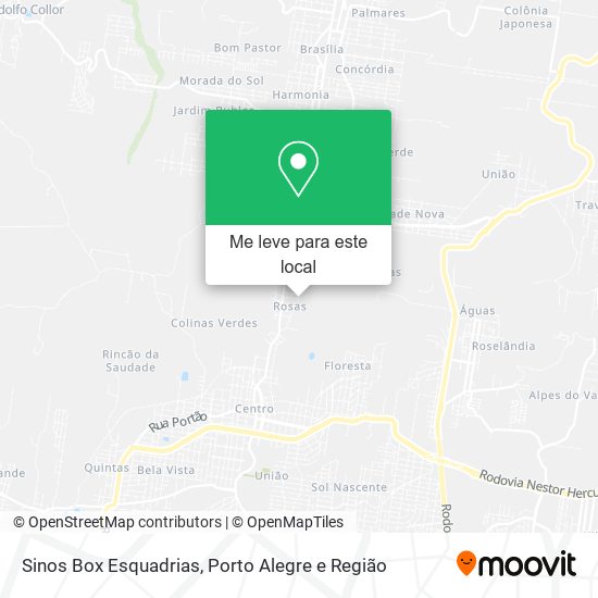 Sinos Box Esquadrias mapa