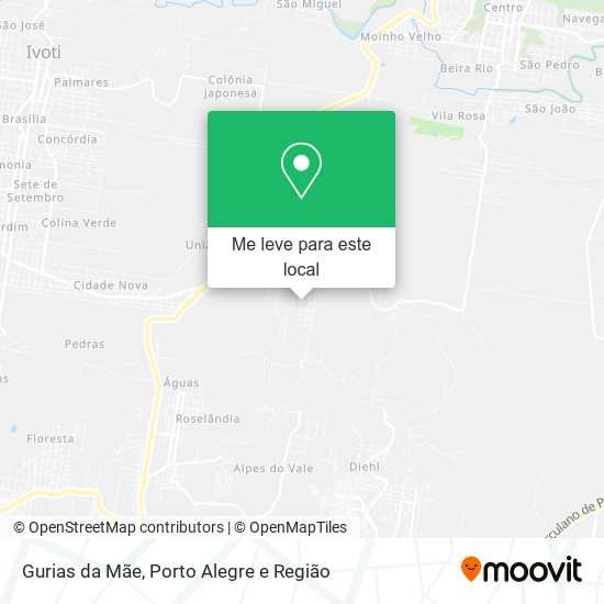 Gurias da Mãe mapa