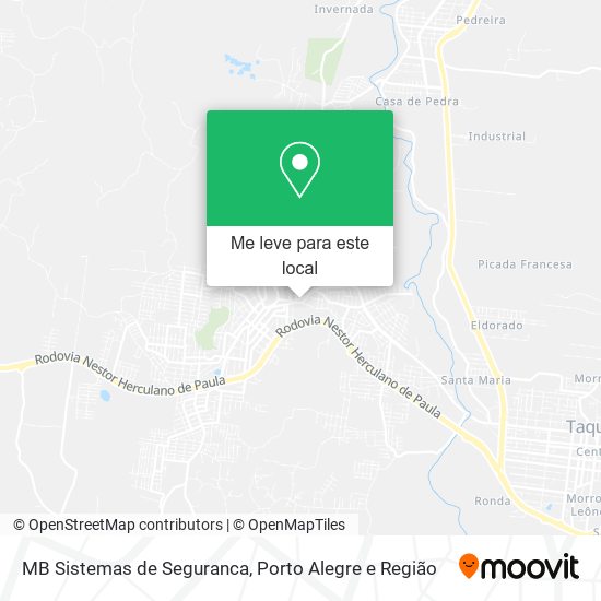 MB Sistemas de Seguranca mapa