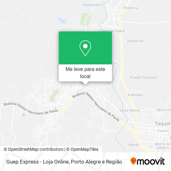 Guep Express - Loja Online mapa