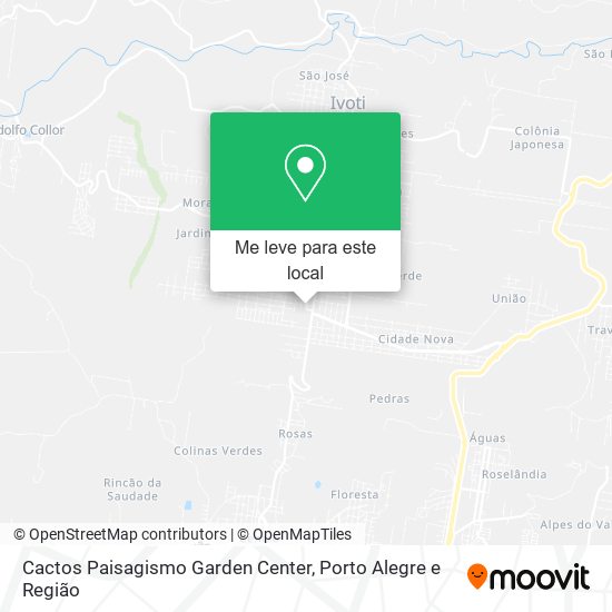 Cactos Paisagismo Garden Center mapa