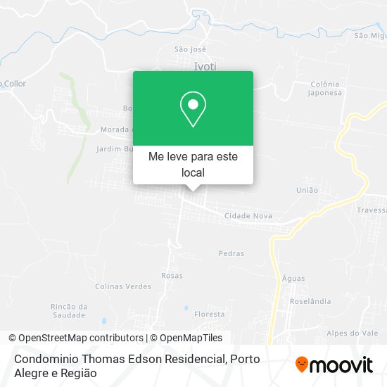 Condominio Thomas Edson Residencial mapa