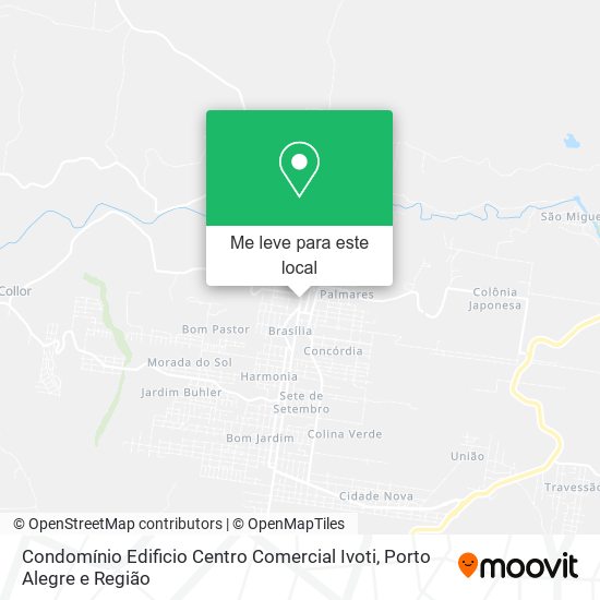Condomínio Edificio Centro Comercial Ivoti mapa